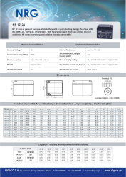 BATTERY NRG NP 12 26Ah