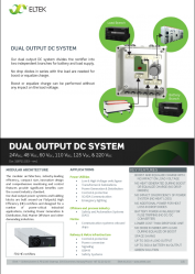 Datasheet Dual Output Conne