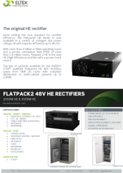 Datasheet Flatpack V HE