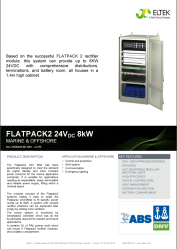 Datasheet Flatpack2 8kW Int