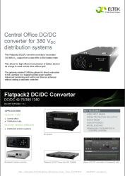 Datasheet Flatpack2 DCDC