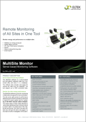 Datasheet MultiSite Monitor