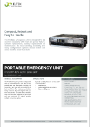 Datasheet Portable Emergenc