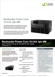 Rectiverter 18kva